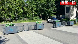 机非隔离不锈钢户外发光花箱