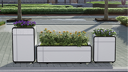 城市绿化养护新方案：朗汀花箱助力“懒人式养花”