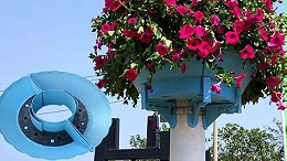 半圆形组合蓄水花盆