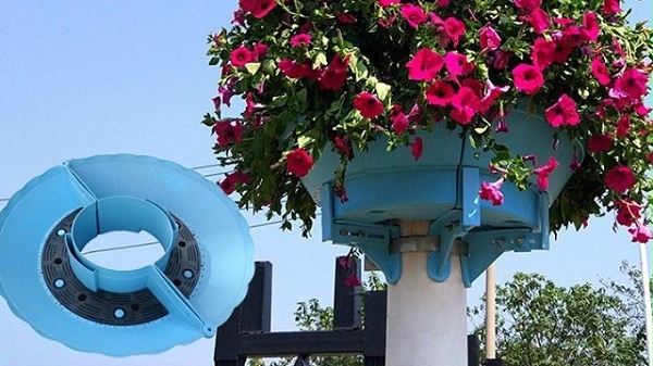 半圆形组合蓄水花盆