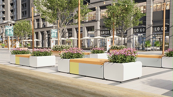 花园城市花箱座椅