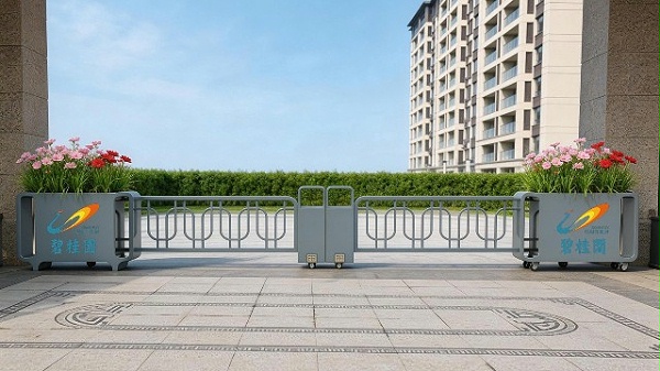 智慧监测发光花箱护栏