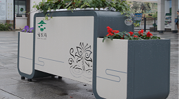 朗汀自循环移动花箱护栏：市政绿化的 “省心神器”，养护成本直降 70%