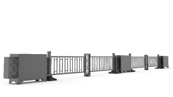 智慧移动花箱护栏【百世千秋旗舰版】