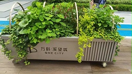 南京万科·溪望城：用花箱点亮社区每一处转角