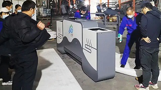 探秘！庐江道路花箱护栏深夜施工现场的奇妙夜晚！