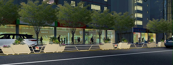 春暖花开花箱护栏