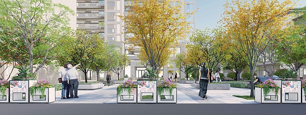 财富之窗组合花箱