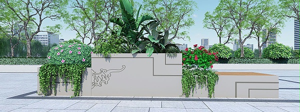 国泰民安组合花箱