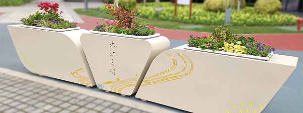 华彩绽放组合花箱