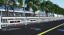 水墨丹青花箱护栏