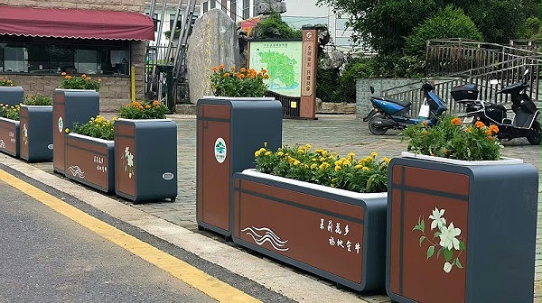 金牛湖纸短情长花箱实景