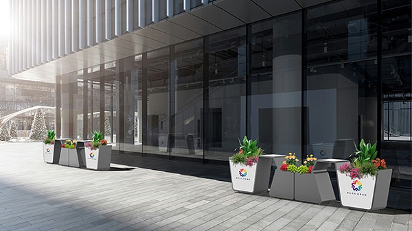 镀锌钢组合花箱