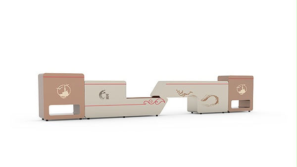 广场休闲隔离组合座椅花箱