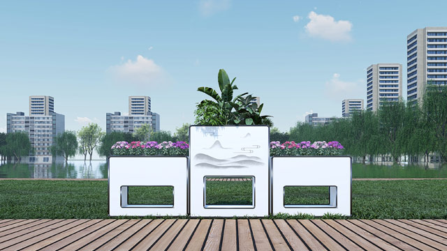 财富之窗组合花箱