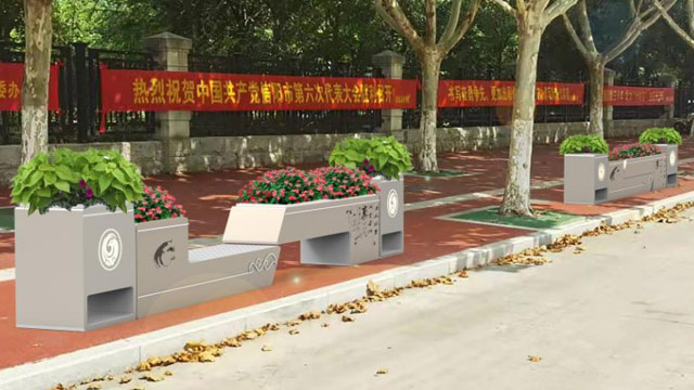 固始县人民政府两侧景观改造提升案例！