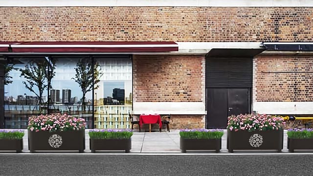 中国梦组合花箱