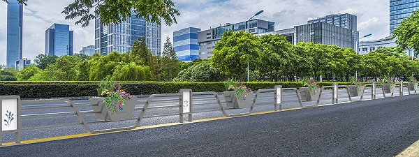 千帆竞发花箱护栏