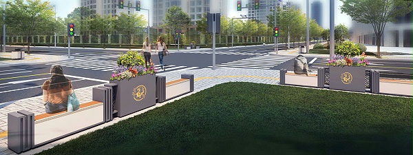 日新月盛花箱座椅