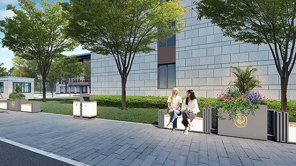 日新月盛花箱座椅