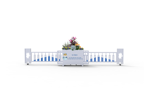 出口越南收缩护栏花箱