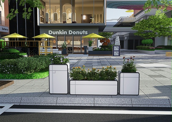 朗汀纸短情长市政道路公园景区不锈钢花箱01