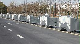 山水轻勾花箱护栏