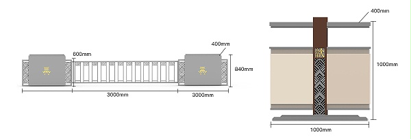 百世千秋护栏花箱